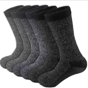 Men Winter Thick Thermal Insulated Boots Heated Sox