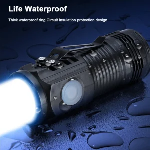Hat Clip Light USB C Rechargeable with Clip Hands-Free Flashlight IPX4 Waterproof 3 Light Modes