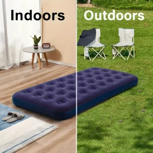 Camping and home use twin and queen size (single and double) air mattresses, inflatable mattress sleeping pads