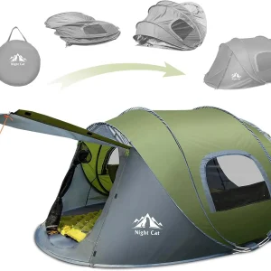 Pop-up Camping Tent: 2 Person Waterproof Instant Easy Setup