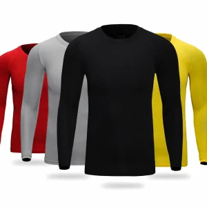 Men Long Sleeve Compression Under Base Layer T-Shirt Sport Fitness Underwear