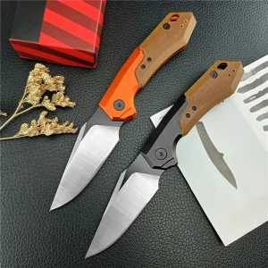 7851 Launch 19 Utility Folding Knife D2 Two-Tone Clip Point Blade Outdoor Survival Hunting Pocket Knife