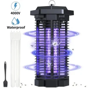 Electric Mosquito Killer Bug Zappers  for Home Backyard Patio 2500 sq.ft Low Light intensity 4000V Waterproof